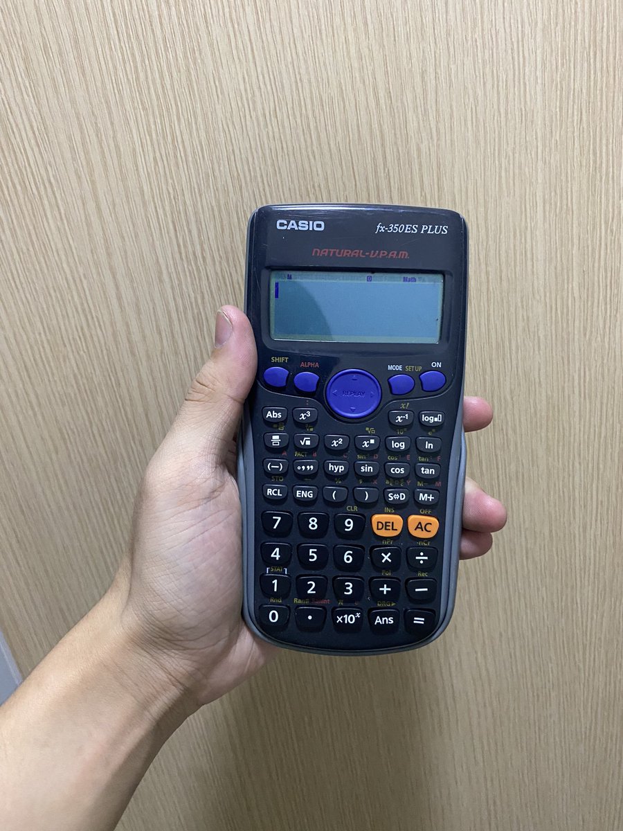 gzdttpp's tweet photo. ปล่อยเครื่องคิดเลข casio fx350es plus 
 300฿ รวมส่งครับ ขอรูปเพิ่มเติมหรือสนใจDMได้เลยครับ

 #เครื่องคิดเลขวิทยาศาสตร์ #เครื่องคิดเลขมือสอง #เครื่องคิดเลขมือ2 https://t.co/IGA5UCW63M