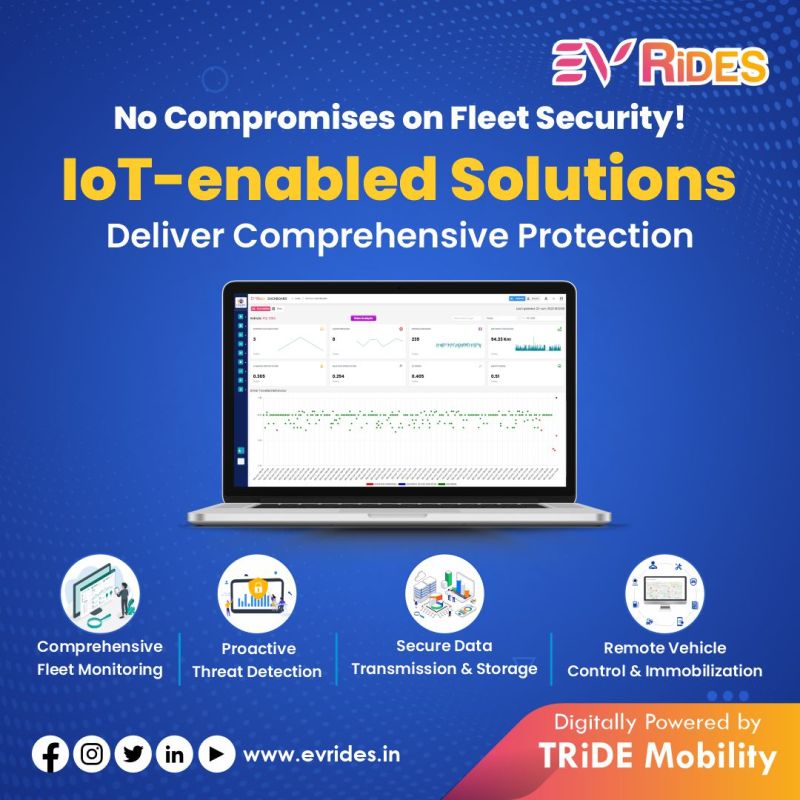 EvridesM's tweet image. No Compromises on Fleet Security! IoT-Enabled Solutions Deliver Comprehensive Protection..!!

evrides.in

#EV #IoT #fleetsecurity #realtimemonitoring #driverbehavior #vehicletracking #operationalefficiency #batteryoptimization #proactivedetection #advancedanalytics