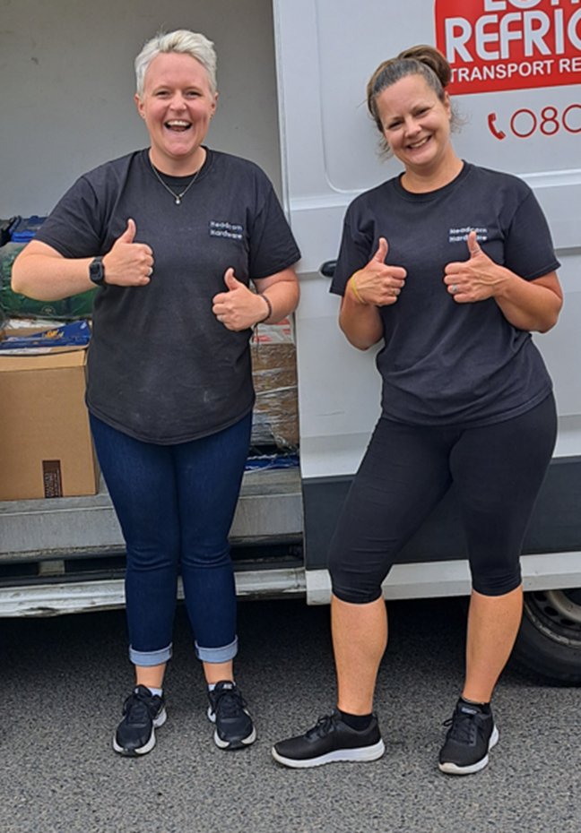 Thumbs up to Sarah and Sarah  <a href="/HeadcornHardwar/">Headcorn Hardware</a>   the fantastic products donated to us today. We couldn’t do it without the generosity of our community. Bravo Ladies!!!!