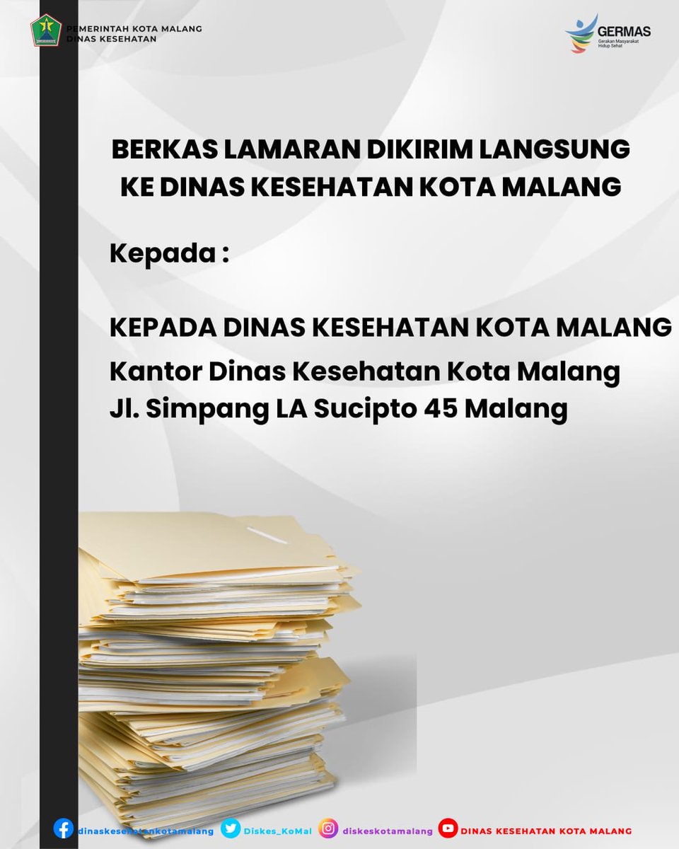 Dinas Kesehatan Kota Malang tweet media