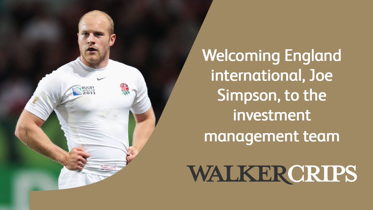 We’re delighted to announce the appointment of former 
🏉 England Rugby Union international 🌹, Joe Simpson, to our investment management team! You can read the full announcement on our 💻 website: wcgplc.co.uk/MarketNews/New… #appointment #newhire #investments #England