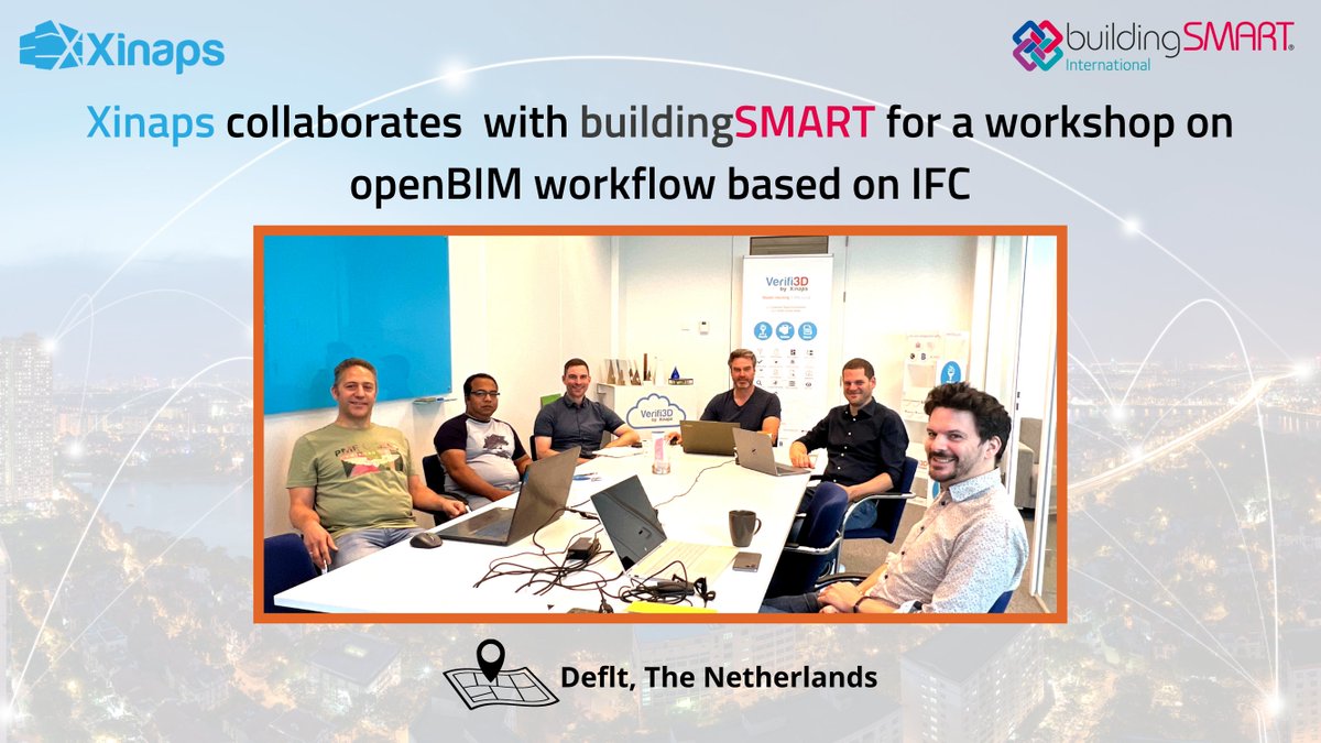 xinaps_'s tweet photo. We are thrilled to announce our #collaborative #workshop with Léon van Berlo, Technical Director at @buildingSMARTIn in recognition of our shared commitment to promoting #openBIM workflows. Stay tuned as we create a more connected & efficient #buildingprocess with #Verifi3D.🚀 https://t.co/gl6vKMhyup
