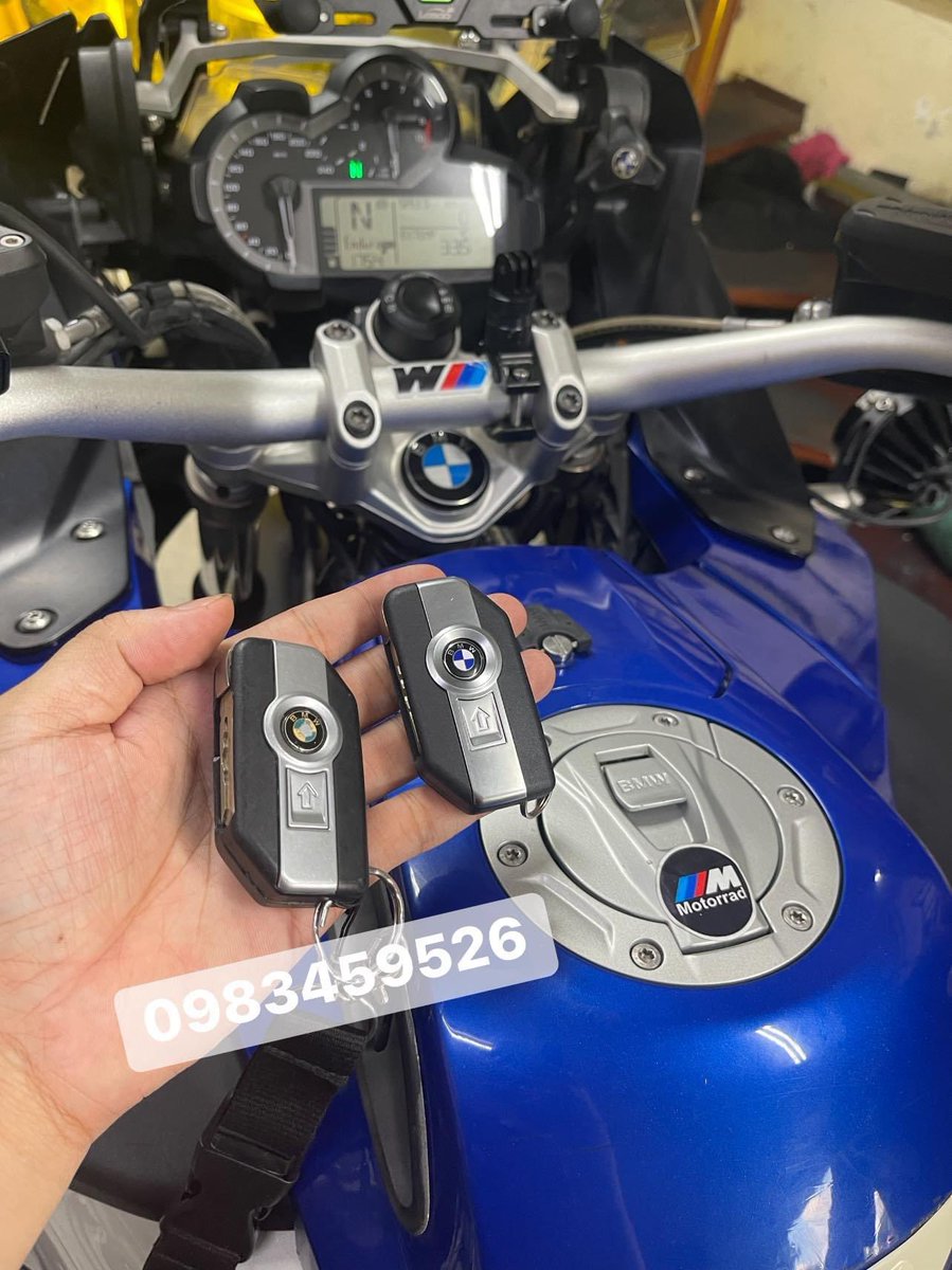 BMW R1200 GS add new keyless go .... success