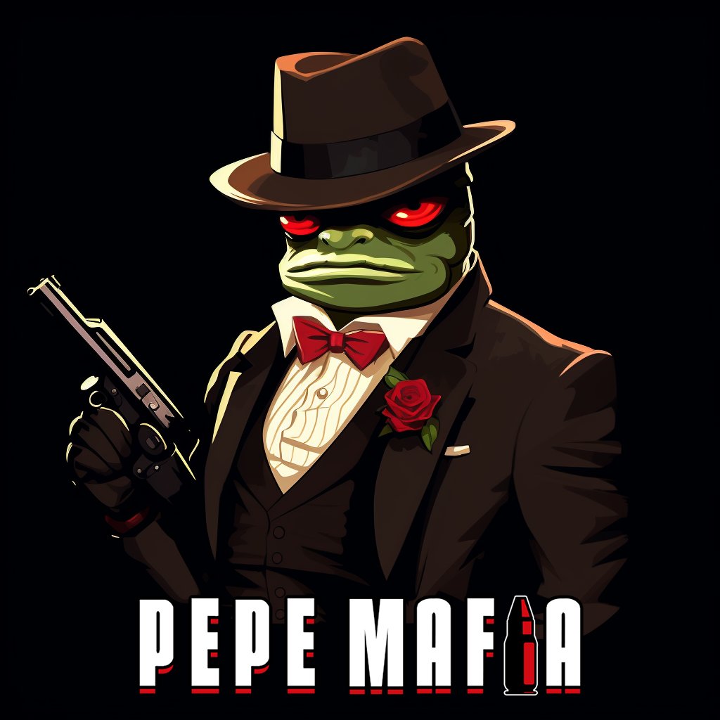 PEPEmafiaERC20's tweet photo. In our world, there's one name that strikes terror into the souls of all: #PEPE MAFIA, an unstoppable force fueled by memes and driven by vengeance. Think twice before crossing our path. ๐ฅ๐ธ
#PEPEMAFIA #DeFiTerror #MemeVengeance
โ ๏ธ TG : https://t.co/OI6t6m31Vd https://t.co/Iw2sR8Ie9o