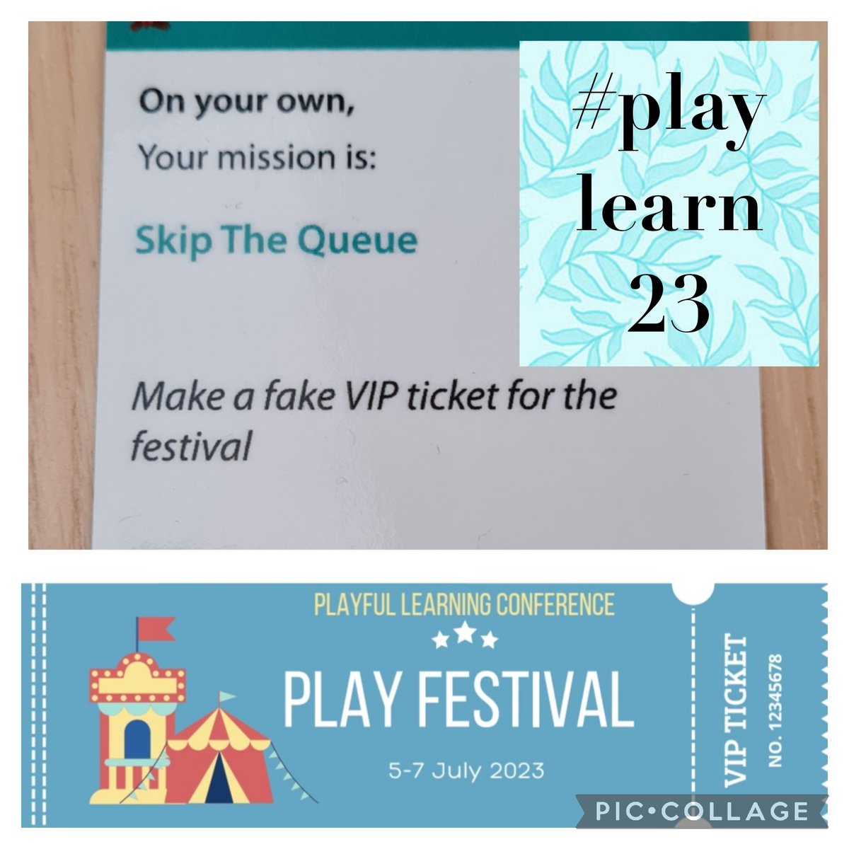 #teampink #playlearn23 completing another mission!