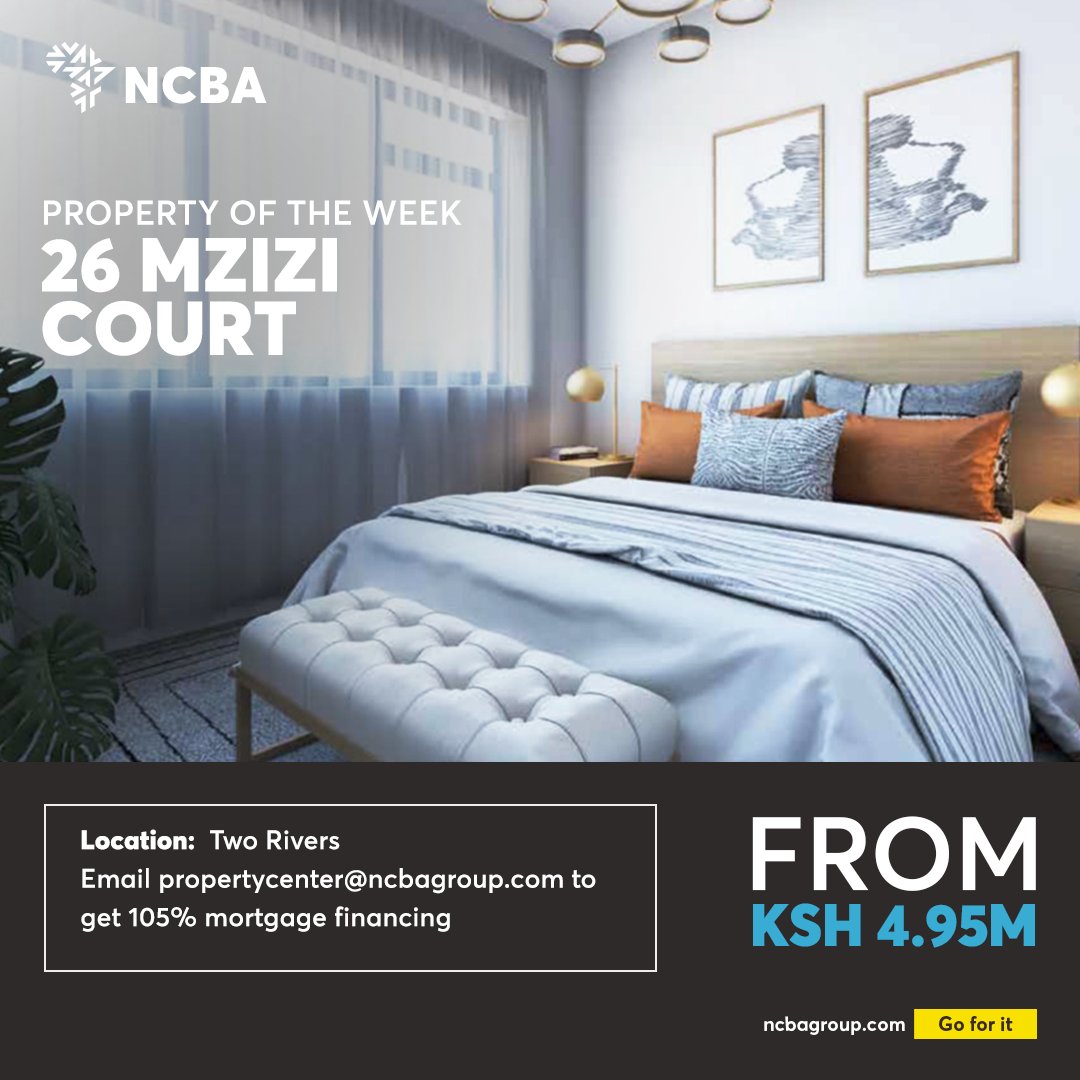 NCBA Bank on Twitter a homeowner at 26 Mzizi Court, Two Rivers