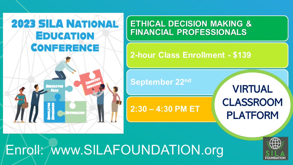 SILAFoundation's tweet photo. *Limited Time Enrollment*

THIS IS A PUBLIC CLASS, NO SILA MEMBERSHIP OR CONFERENCE REGISTRATION IS REQUIRED! 

To learn more/enroll: https://t.co/4U9PiXOwUj https://t.co/omrhfSwogV