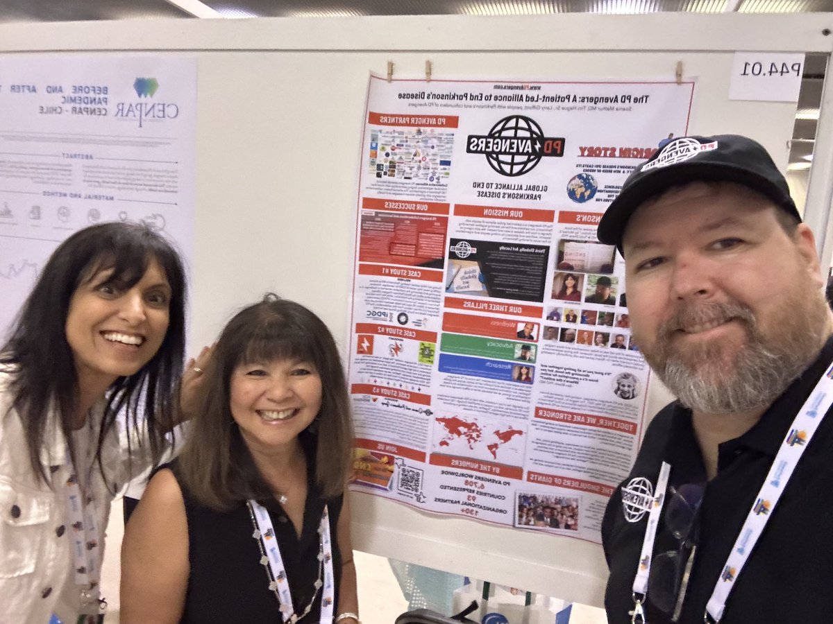 We caught up with <a href="/Giffordtweet/">Larry Gifford</a>, <a href="/SoaniaMathur/">Soania Mathur, MD</a> and Carlotta and the <a href="/PdAvengers/">PD Avengers</a> at the poster session #WPC2023