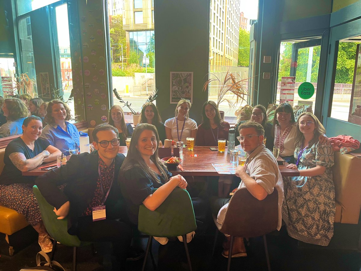 BasilAPrice's tweet photo. Fabulous evening with the Silence and Silencing group at #imc2023 @IMC_Leeds - with the talents of @OrtonBrittanyJ, Ellen Gallimore, Sydney Owada @Philou_W, @solmarwang, @LynnethRenberg, @RachelA_Martin, @JaneEBonsall, @TonichaUpham , @moss_pepe , and @mckeagns! https://t.co/ver4PltGyF