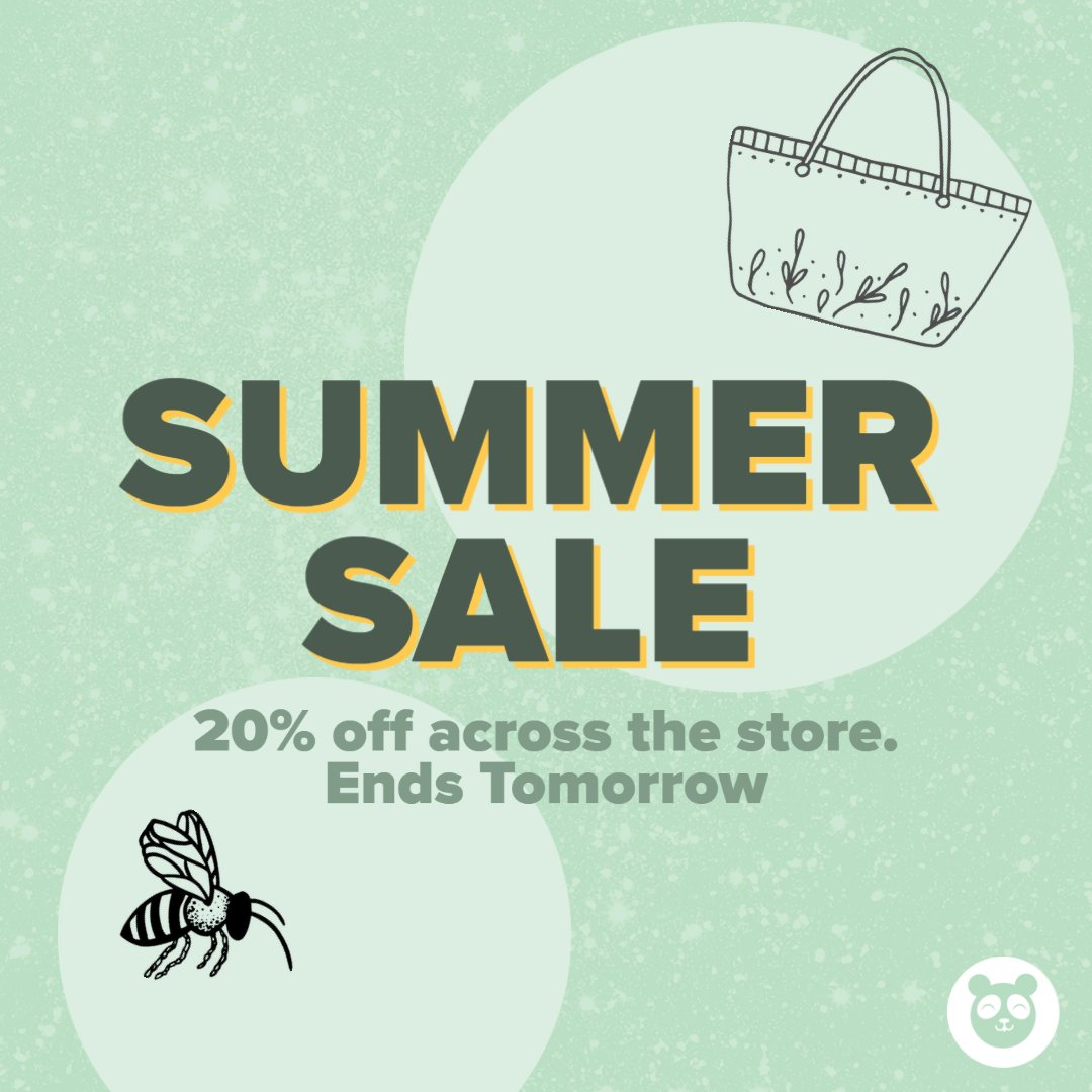 Summer Sale ends midnight tomorrow!

Shop 20% off on the Etsy shop - etsy.com/uk/shop/PandaM…

#etsysales #etsyshop #giftideas #mumlife #mumlifeUK #Mumboss #shopsmall #supportsmall #shoplocal #madeinkent