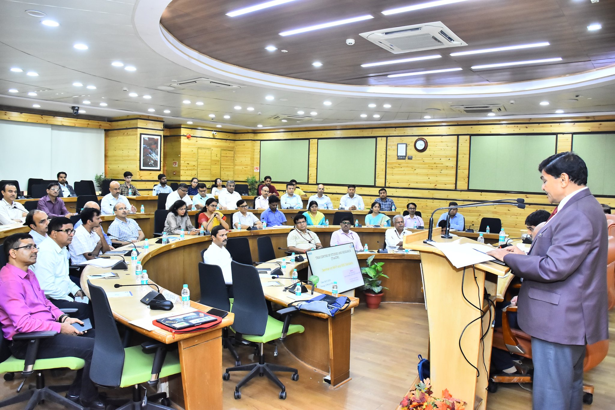 trai-on-twitter-dr-p-d-vaghela-chairman-trai-trai-with-officers