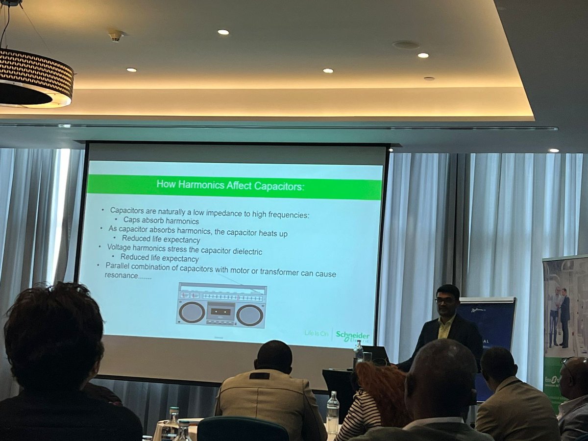 aep_ea's tweet photo. One way of reducing Energy Costs and increasing Energy Efficiency is by doing Power Factor Correction to increase it to Unity, reducing the harmonics, and Regulating the Voltage.
Schneider Electric has products that help with improving the Power Quality. https://t.co/vOTWG5Pmac
