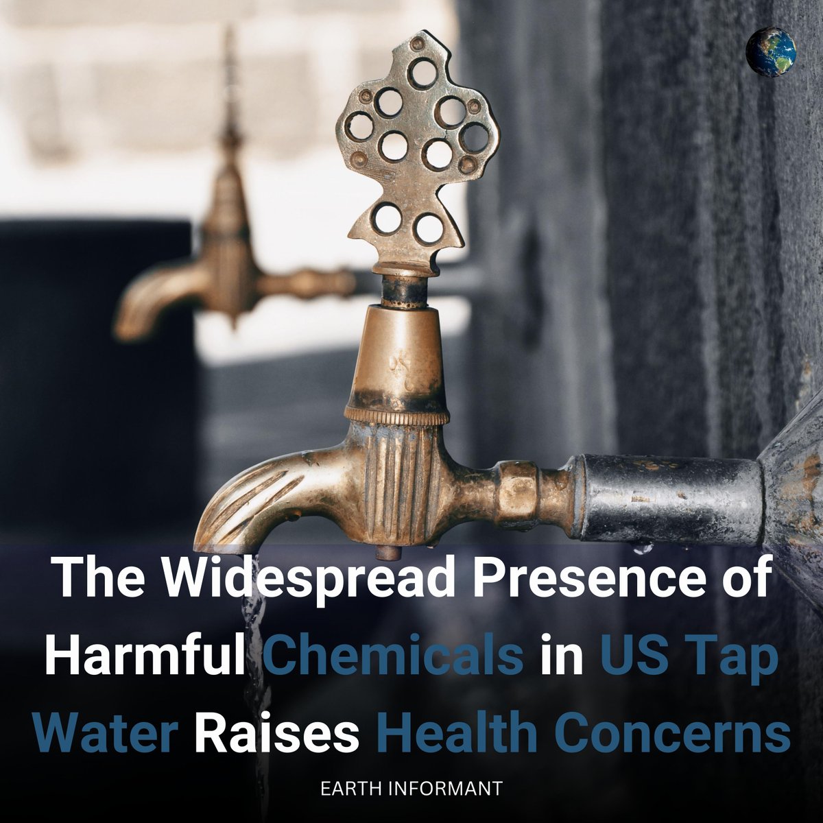 EarthInformant's tweet image. A recent government study conducted by the U.S. Geological Survey (USGS) has revealed that nearly half of the faucets in the United States
Discover more on our website through the link in our bio.

#PFASContamination #TapWaterSafety #WaterQuality #HealthConcerns #ForeverChemical