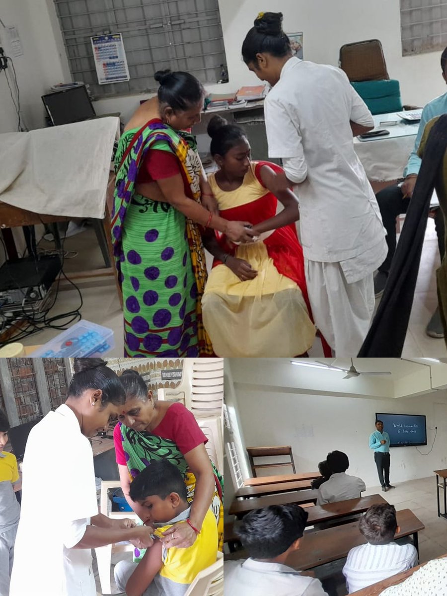 chopanchpipla's tweet photo. આજ રોજ સ્કૂલે જતાં ધોરણ -5 તથા‌ ધોરણ-10 તેમજ‌ સ્કૂલમાં ન જતા બાળકોને TD vaccine આપવામાં આવ્યું તેમજ 'World Zoonosis  Day' નીમીત્તે પ્રાણી જન્ય રોગ વિશે સમજણ આપવામાં આવી.
@CollectorRjt 
@DDORAJKOT1 
@JetpurTho 
@SbccHealth 
@RajkotDieco 
@RajkotInfo https://t.co/maGwB0Ko1t
