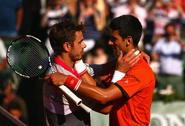 christophclarey's tweet photo. Novak Djokovic, age 36, will face Stan Wawrinka, age 38, in the third round of #Wimbledon
Djokovic leads series 20-6 but though they've been playing for nearly two decades, this will be their 1st match on grass
Winner to face Musetti or Hurkacz in round of 16
#bottomhalf https://t.co/UrBPoqHXXB
