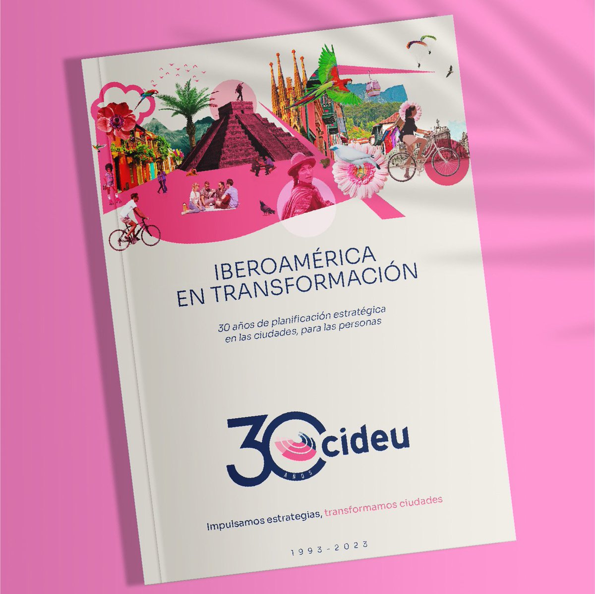CIDEU's tweet photo. Celebramos 30 años de historia mirando al futuro con esperanza y determinación.  En nuestra publicación de celebración recopilamos la transformación de nuestras ciudades. 
👉No te la pierdas! 📘https://t.co/AJN3MbwgnE

🗣️CIDEU, Impulsamos estrategias, transformamos ciudades. https://t.co/GPCYpTRhyx