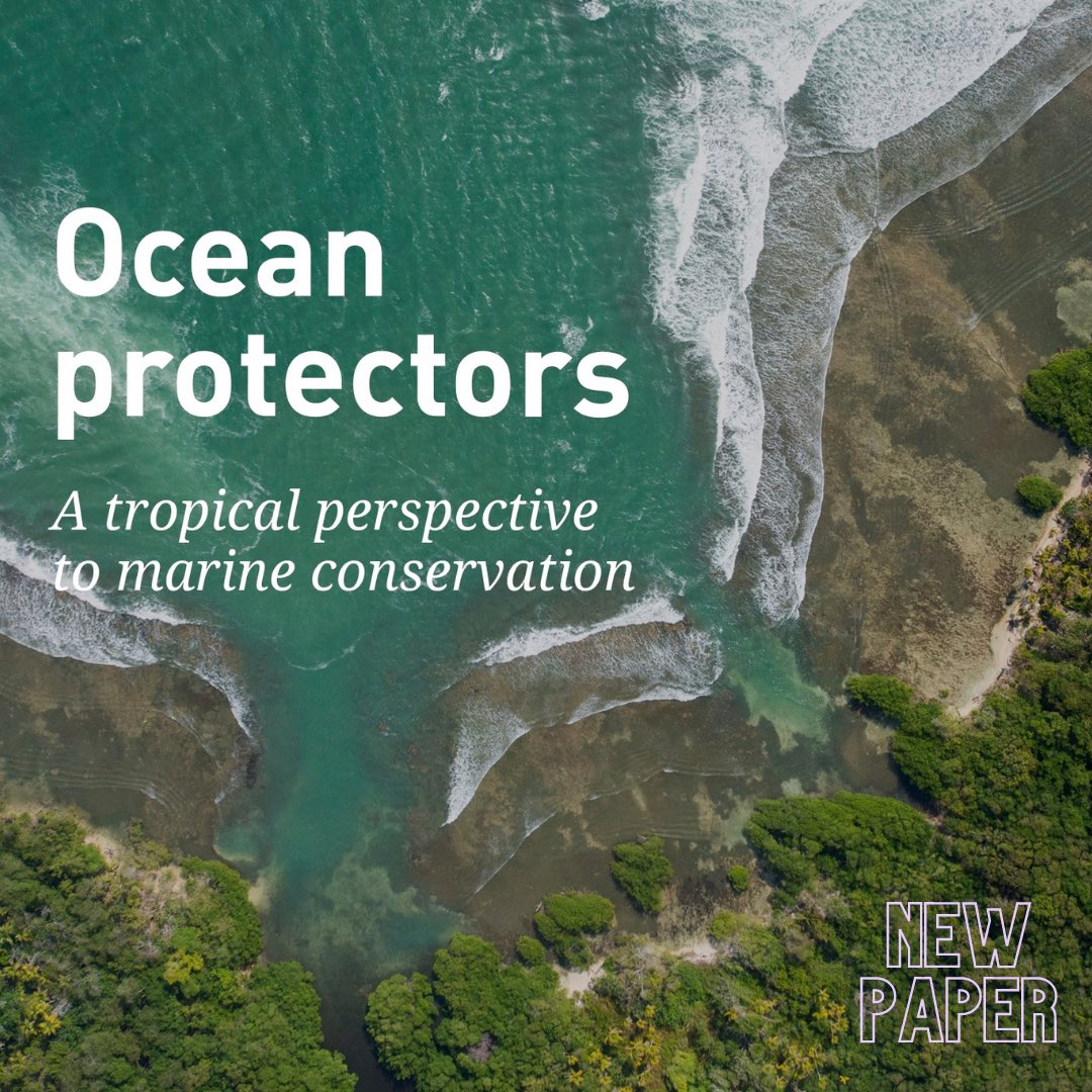 ‼️ New paper alert ‼️ 

The key to ocean conservation may lie with the tropical majority.
 
The tropics are home to most of the world’s biodiversity and the majority of directly ocean-dependent people. 1/