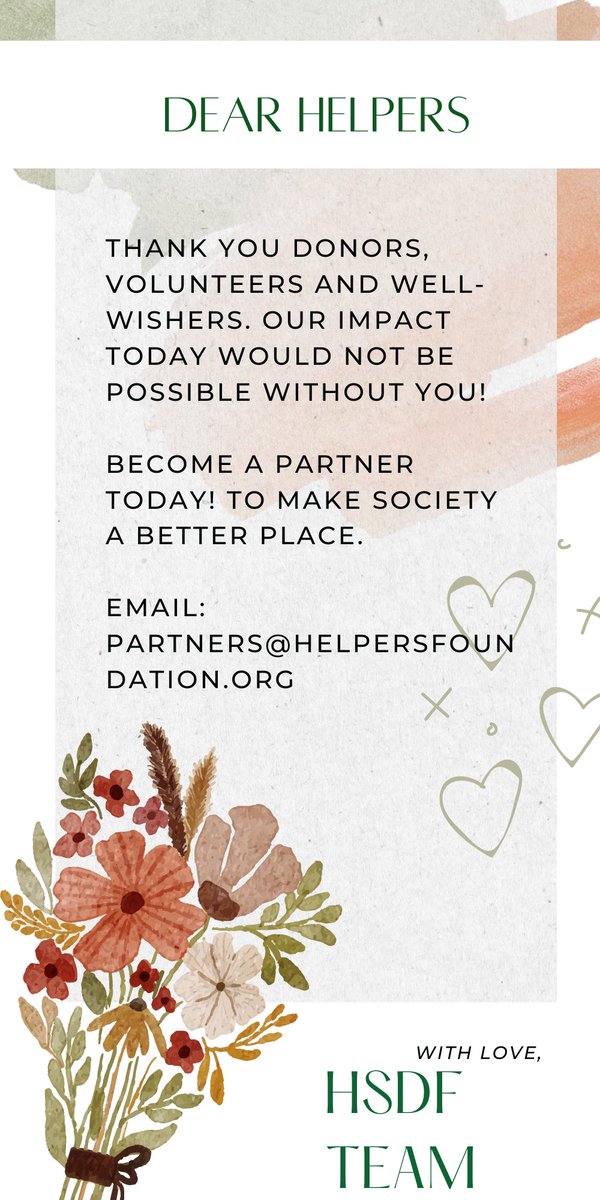 HelpersSocial's tweet photo. Thank you donors, volunteers, and well-wishers. Our impact today would not be possible without you!

Become a partner today! to make society a better place.  email: partners@helpersfoundation.org

Click on the bio to give
#childreneducation #healthoutreach #womenprogram #Charity https://t.co/2A2mtiR3mH