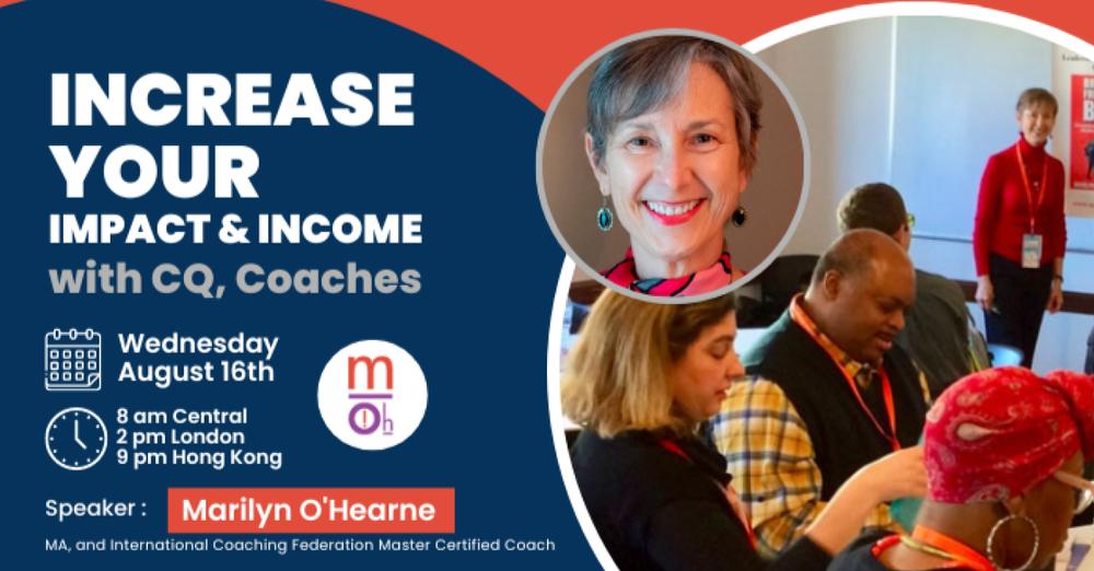 Join @thedaysage and I as we explore increasing your #impact &amp; #income with #culturalintelligence, #coach  linkedin.com/events/7081967…