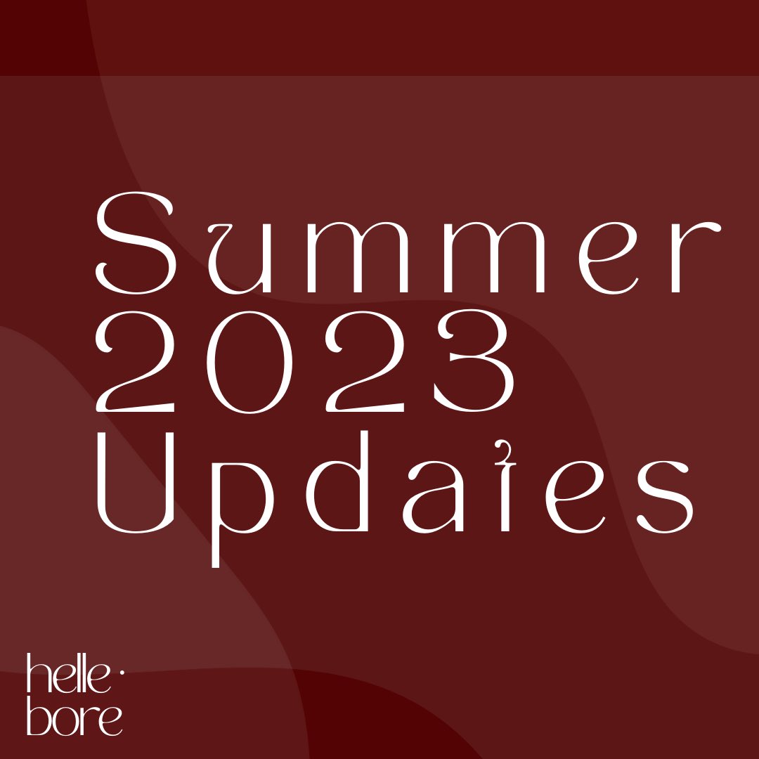 The Hellebore Press (@thehellebore) on Twitter photo Hey friends!☀️
It’s been a minute but we want to share what’s coming soon:
- Video reading series ft. <a href="/hun_blackwell/">Hunter Blackwell</a> <a href="/errormessage/">JP Seabright 💜</a> <a href="/insteadofisaac/">Isaac Akanmu</a> <a href="/ShannonFrostGre/">Shannon Frost Greenstein (She/They)</a> <a href="/CKCpoetry/">Charles K. Carter (they/he)</a>
- Issue 11 ft. <a href="/_uyendang/">Uyen P. Dang</a> @clairespoet <a href="/Deepcobra/">Mervyn Seivwright</a> +more!
- Online workshops!
Y’all ready?! Hey friends!☀️
It’s been a minute but we want to share what’s coming soon:
- Video reading series ft. <a href="/hun_blackwell/">Hunter Blackwell</a> <a href="/errormessage/">JP Seabright 💜</a> <a href="/insteadofisaac/">Isaac Akanmu</a> <a href="/ShannonFrostGre/">Shannon Frost Greenstein (She/They)</a> <a href="/CKCpoetry/">Charles K. Carter (they/he)</a>
- Issue 11 ft. <a href="/_uyendang/">Uyen P. Dang</a> @clairespoet <a href="/Deepcobra/">Mervyn Seivwright</a> +more!
- Online workshops!
Y’all ready?!