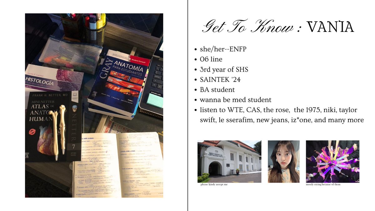 zephyirr's tweet photo. haiii, i'm vania! new at #studytwt and looking for friends and studymate👀 esp '24 but if u're not that okayyy/ let's be moots🏃🏻‍♀️!  #studyacc #AMBISVERSE 
help rt/like! trimssss💋💋 https://t.co/mcf1GXGfiz
