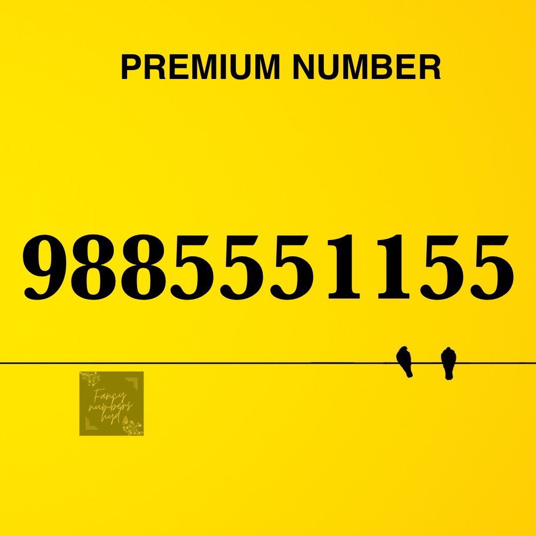 FancyHyd's tweet image. FANCY MOBILE NUMBERS HYD 
COD AVAILABLE 
SPOT ACTIVATION 
 OFFLINE &amp;amp; ONLINE AVAILABLE 
VISIT OUR STORE FOR MORE FANCY NUMBERS CHOOSE 
FOR MORE INFORMATION CALL 📞 OR WHATS:   UP ME ON 9985585855  
#fancynumbers #fancy #vip_numbers #vip #latest #viral #new #newpost #prepaid