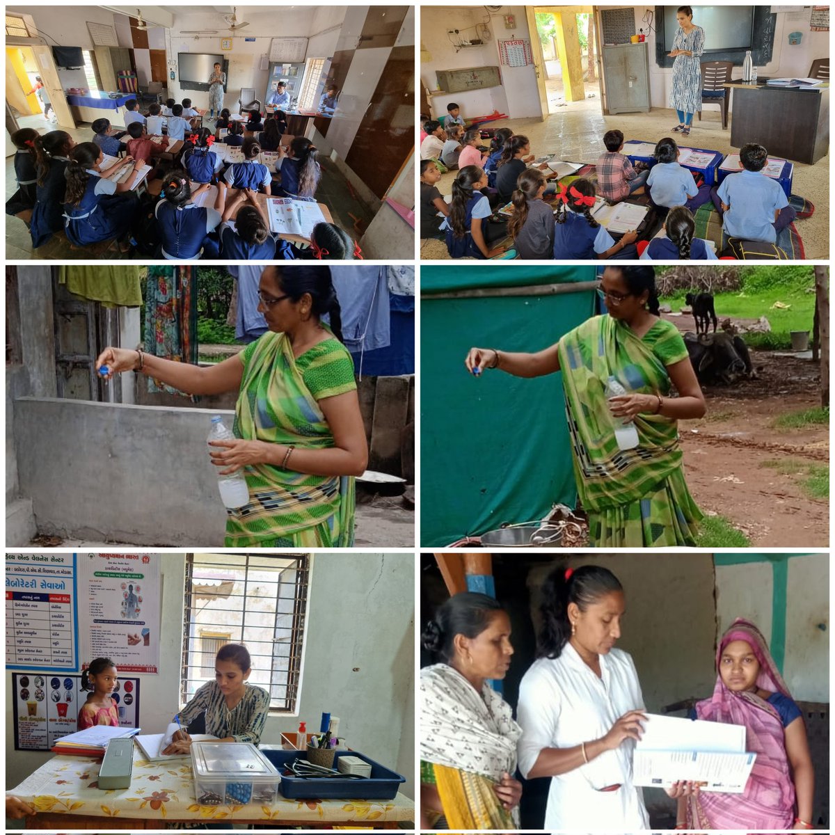 આજ રોજ હેલ્થ એન્ડ વેલનેસ બડોદરા ખાતે world zonoosis day વિશે શાળા માં શિક્ષણ આપવામાં આવ્યું, ALM ની કામગીરી, OPD, filed visit કરવામાં આવી.<a href="/CdhoArvalli/">CDHO Arvalli</a> <a href="/jhparmar74/">DR JAYESH PARMAR</a> <a href="/drKetantaral/">Dr.Ketan Taral THO MODASA</a> <a href="/phcshinavad/">phc shinavad</a> <a href="/IecArvalli/">SBCC Arvalli</a> <a href="/SbccTeam/">TEAM MODASA IEC SBCC</a>