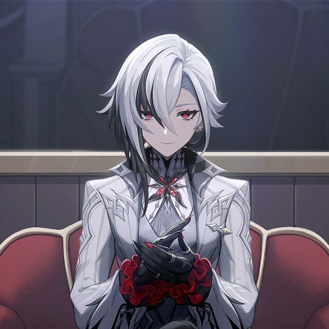 TheMourningDov's tweet photo. Can we talk about the fact that Arlecchino is canonically insane? Even CHILDE and SCARA of all people call her crazy 😭 https://t.co/fImhY4rN1Q