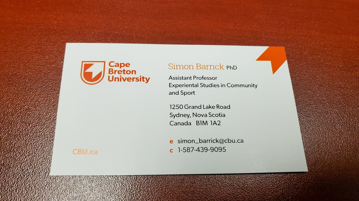 New business card, who dis?

#ProfLife