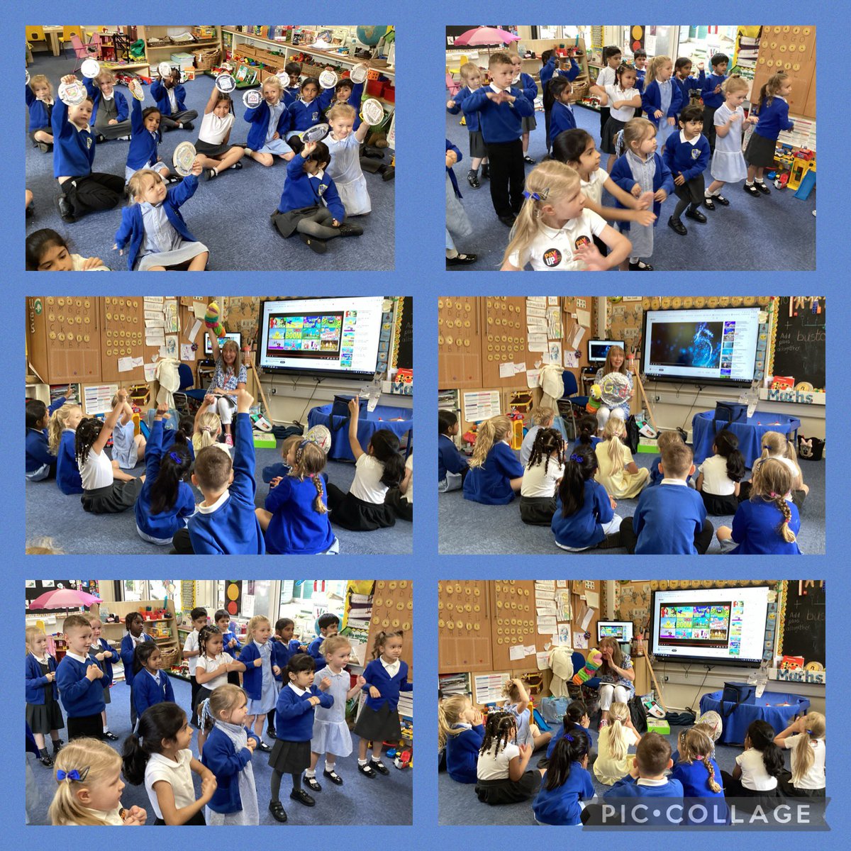 SSAMprimary's tweet photo. Our last Wiggle Worship of the year,learning all about David and Goliath. We made shields as a reminder that God protects us like a shield would.#funwithgod #wiggleworship #placesproject #StephOpenshaw https://t.co/ITAcaiRlQ0