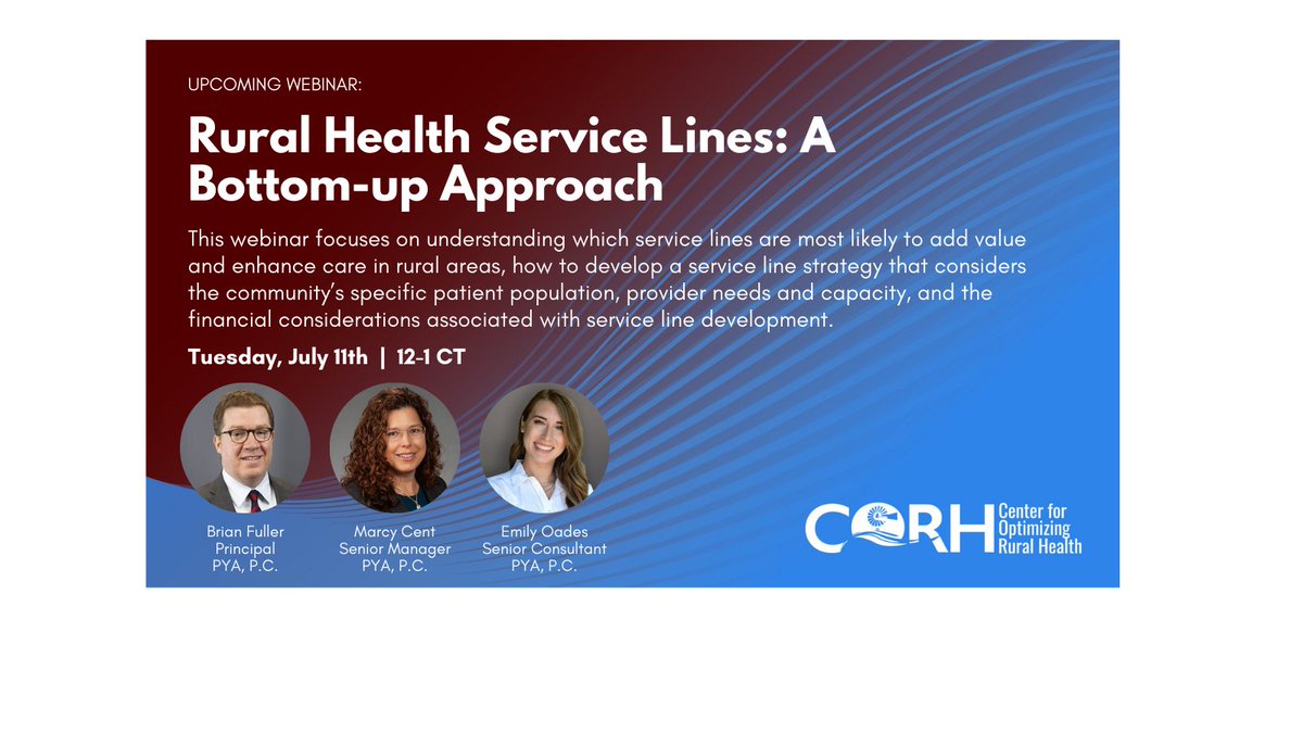 Center for Optimizing Rural Health tweet media