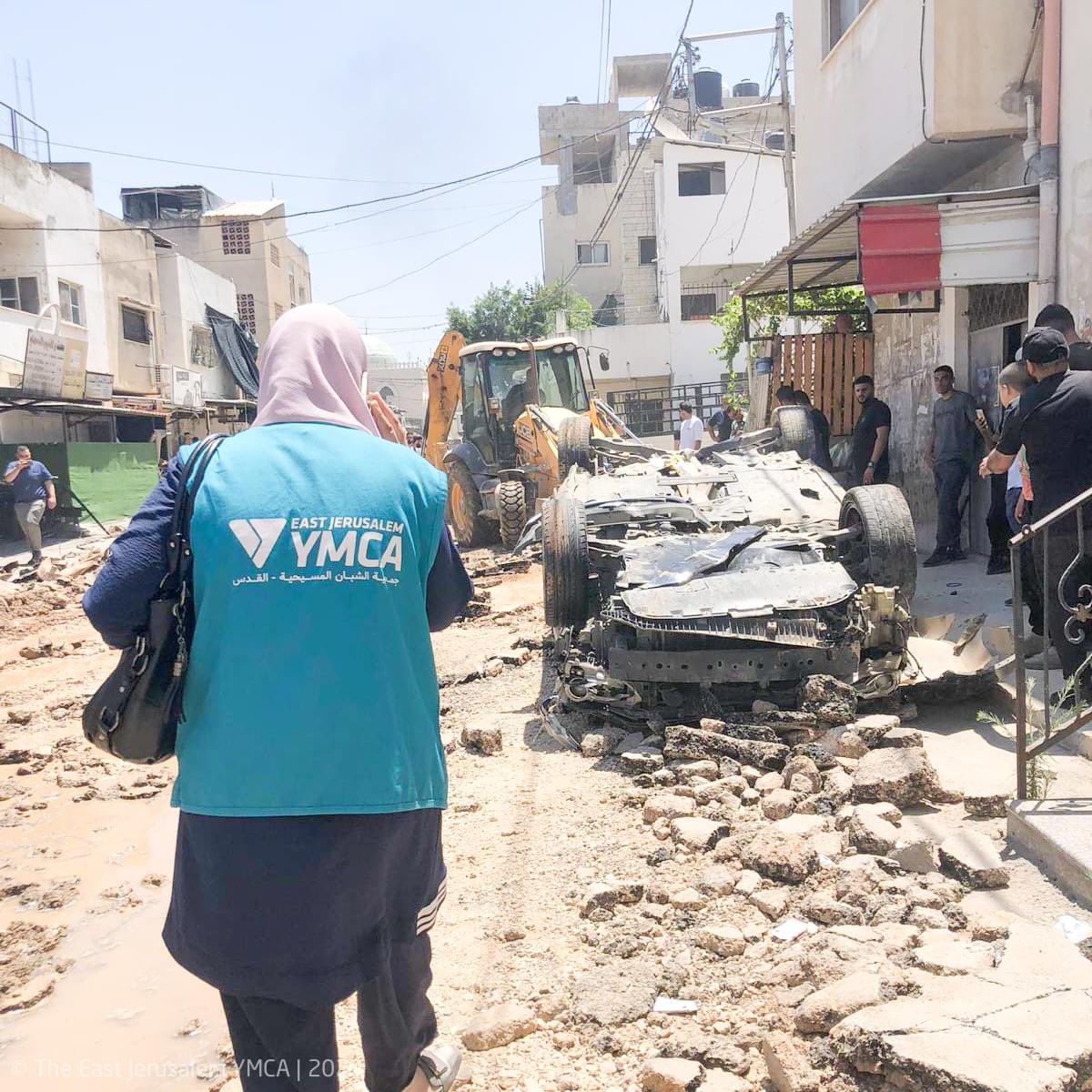 The staff of the EJ-YMCA in Jenin, from the field, leads the coordination process of the psychosocial support institutions team.

#Palestine #Jenin #YMCA
