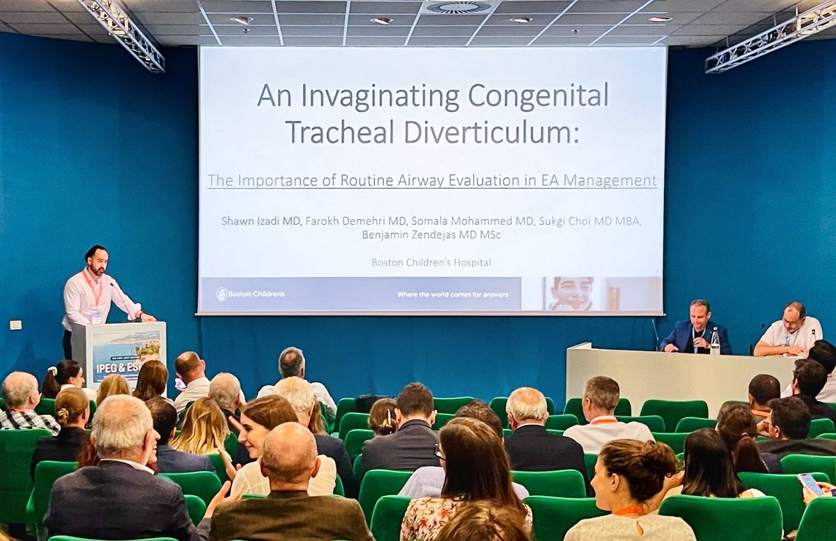 Donna Koo, MD (@donnakoomd) on Twitter photo Another great talk by <a href="/ShawnIzadi/">Shawn Izadi, MD MPH</a> and <a href="/benzendejas/">Ben Zendejas</a> on the importance of routine airway evaluation in in EA management!! 👏🏼 <a href="/BCHPedSurg/">BCH Department of Surgery</a> @OHSUsurgery #ipegespes2023 Another great talk by <a href="/ShawnIzadi/">Shawn Izadi, MD MPH</a> and <a href="/benzendejas/">Ben Zendejas</a> on the importance of routine airway evaluation in in EA management!! 👏🏼 <a href="/BCHPedSurg/">BCH Department of Surgery</a> @OHSUsurgery #ipegespes2023