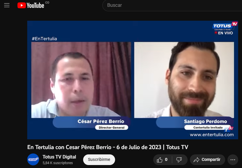 osornoScensura's tweet photo. En estos momentos habla @santi_perdomo_m
#EnTertulia
#creemos
@creemosco https://t.co/zoGvR7CiUs