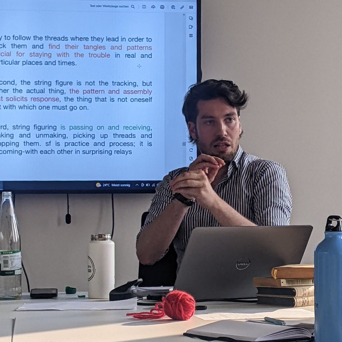 GCSC_JLU's tweet image. Last week, #PhDnet-alumnus Dr. Stefano Rozzoni @UniBergamo visited us to dive into affirmative #postdoc narratives &amp;amp; new perspectives in #DigitalHumanities. 🎓🤖 After 2 days of productive work, we cordially thank him for the enriching workshops &amp;amp; hope to meet up soon. #GCSCevent