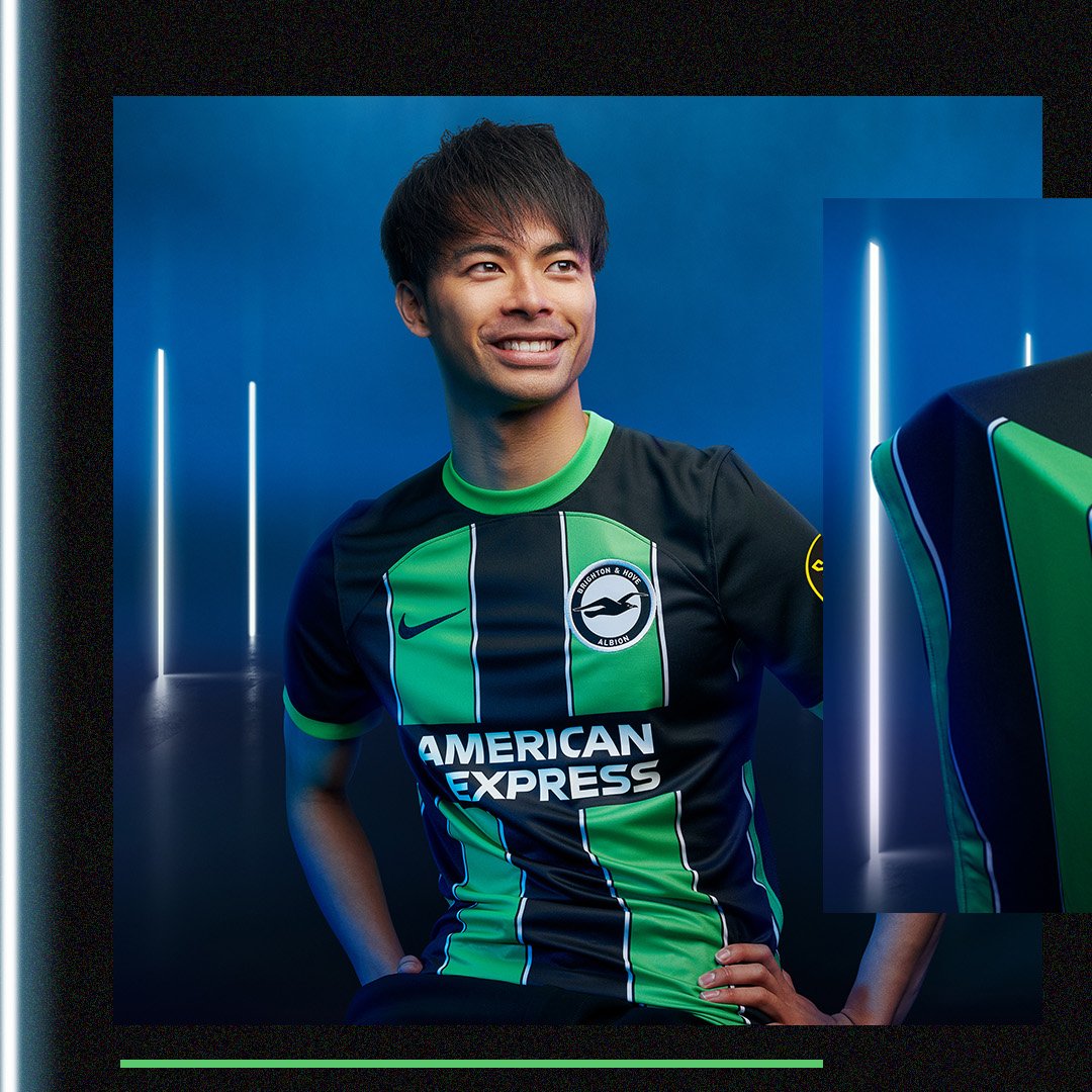 OfficialBHAFC's tweet photo. Green and black is BACK. 💚🖤 Introducing our 2023/24 @NikeFootball away kit! ⚡️