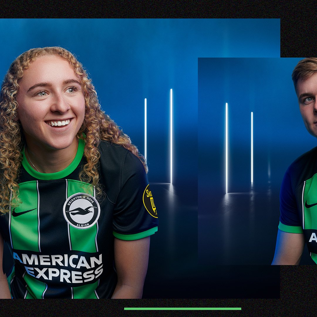 OfficialBHAFC's tweet photo. Green and black is BACK. 💚🖤 Introducing our 2023/24 @NikeFootball away kit! ⚡️