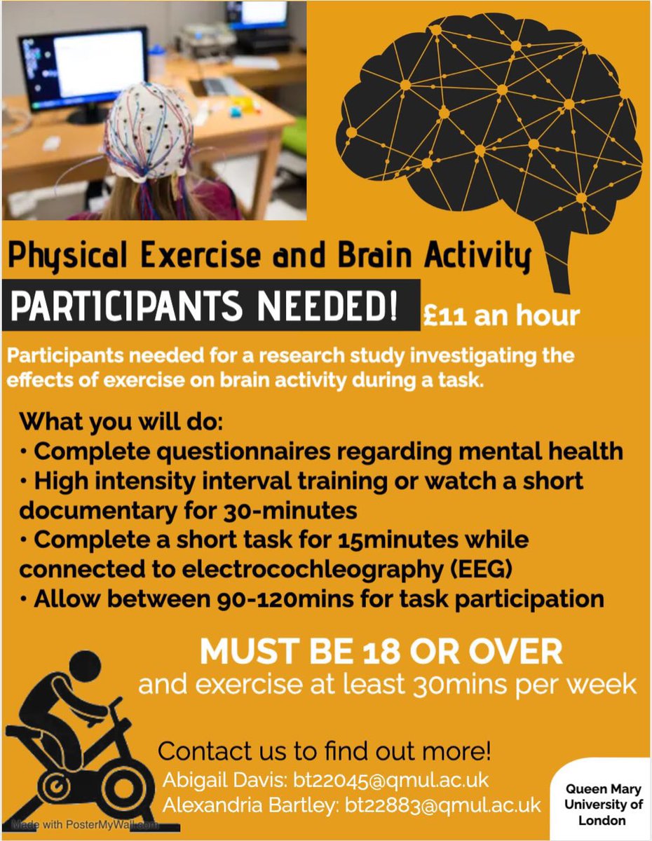 🚨 My friend is in need of participants!!

Please share to spread the word!
Email bt22883@qmul.ac.uk if you’re interested in taking part 🚨