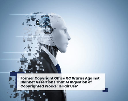 Unite4Copyright's tweet photo. In a recent letter to Congress, former U.S. @CopyrightOffice General Counsel Jon Baumgarten warns about blanket assertions made during a recent HJC IP Subcommittee hearing that #AI ingestion of copyrighted works is #fairuse. Read his letter to learn more: https://t.co/gT8qQLpbPv https://t.co/UfaMqwLALt