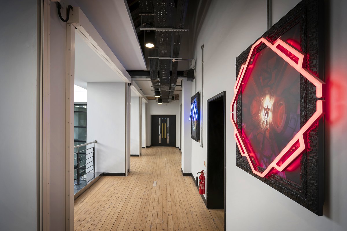 FirespriteGames's tweet image. Welcome to Firesprite's new studio! We're thrilled to move into a new space in our home city, built to embrace an amazing future.
Take a tour of our innovative, inclusive and versatile space designed to help us deliver showcase PlayStation games: bit.ly/3D2tq9J