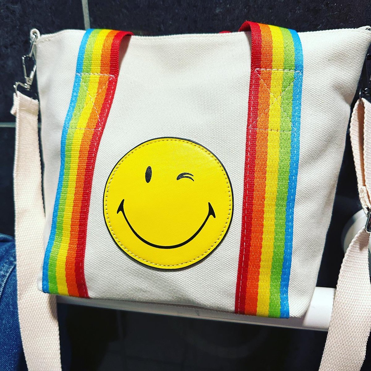 #newhandbag #rainbow #winkyface #winkyfaceemoji #emoji #makesmesmile