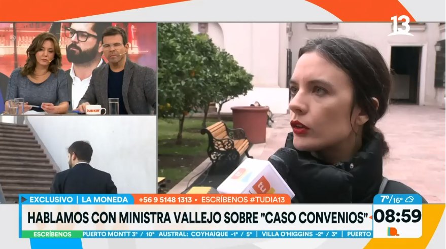#AHORA en #TuDía13 🟠 Hablamos con ministra Vallejos sobre ''Caso convenios'' 

EN VIVO👉 13.cl/en-vivo