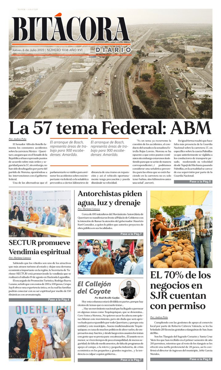 BitacoraDiario_'s tweet photo. Bitácora Diario 👇📰

https://t.co/iB36QbWzFt https://t.co/8Wgk33Wc5c