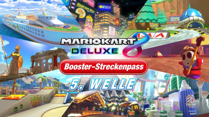Nintendo DE on X: Schnallt euch an – Welle 5 steht in den Startlöchern!  Acht zusätzliche Rennstrecken und drei wiederkehrende Charaktere erscheinen  am 12.07. für den #MarioKart 8 Deluxe – Booster-Streckenpass. Der
