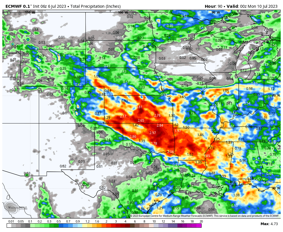 Empire Weather on Twitter "Multiple clusters of thunderstorms expected