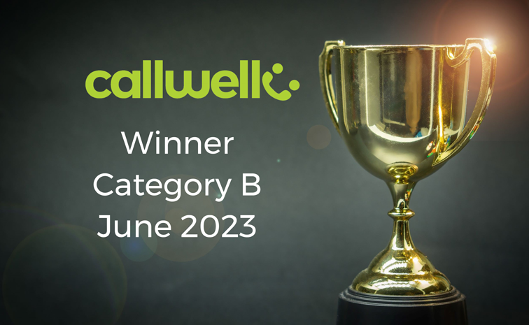 The Callwell Category B winner for the month of June 2023 is ... Miller Countrywide, Torquay Lettings – Success worth celebrating, Torquay!