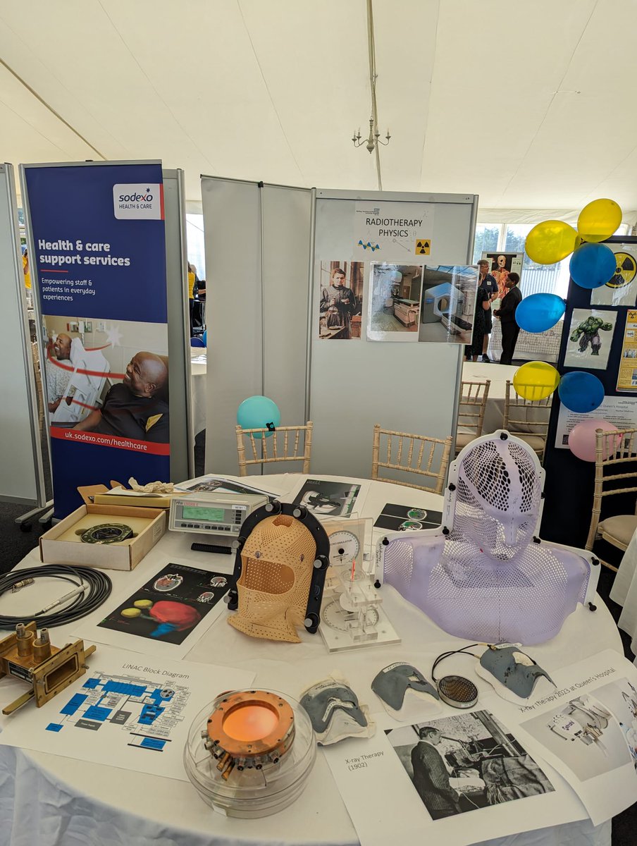 BHR RT Physics (@bhr_rtphysics) on Twitter photo The Radiotherapy Physics stall at <a href="/BHRUT_NHS/">BHRUT NHS 🏥</a> "NHS 75 Expo Past, Present and Future": some old dosimetrey equipment, pieces of linacs, patient immobilisation devices, and pictures & diagrams describing radiotherapy since 1896. The patient masks got the most attention! #nhs75 The Radiotherapy Physics stall at <a href="/BHRUT_NHS/">BHRUT NHS 🏥</a> "NHS 75 Expo Past, Present and Future": some old dosimetrey equipment, pieces of linacs, patient immobilisation devices, and pictures & diagrams describing radiotherapy since 1896. The patient masks got the most attention! #nhs75