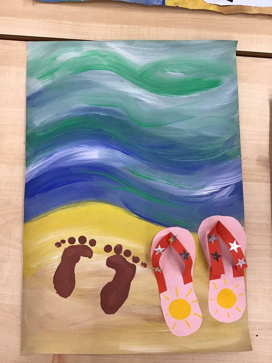 MissDLilley's tweet photo. More super Summertime art @Caledonia_PS 🖼🌞 🖌✂️🖍 https://t.co/HPaXAU7s3f