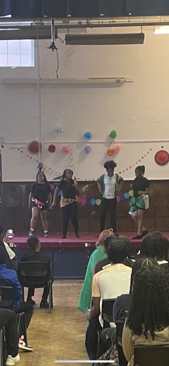 The students are putting a brilliant performance for culture day!