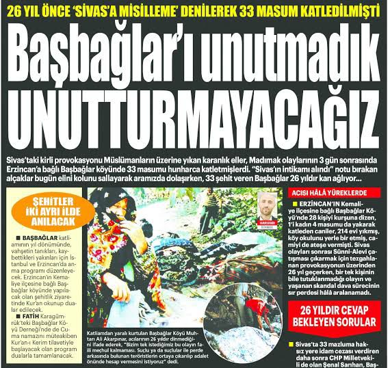 30 yıl önce bugün terör örgütü PKK'nın alçakça saldırısı sonucunda 33 masum vatandaşımızı kaybettik. Başbağlar'da yaşanan bu vahşeti unutmadık, unutmayacağız. Bu hain saldırıda hayatını kaybeden vatandaşlarımızı rahmetle anıyoruz @gazi25riza @lokman_aylar @oglupaluli_nrcn